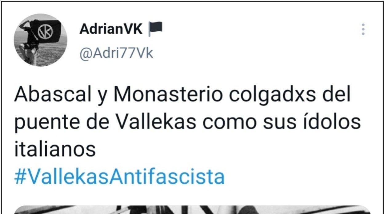 Este tuit ha provocado la detención del autor por un delito de odio