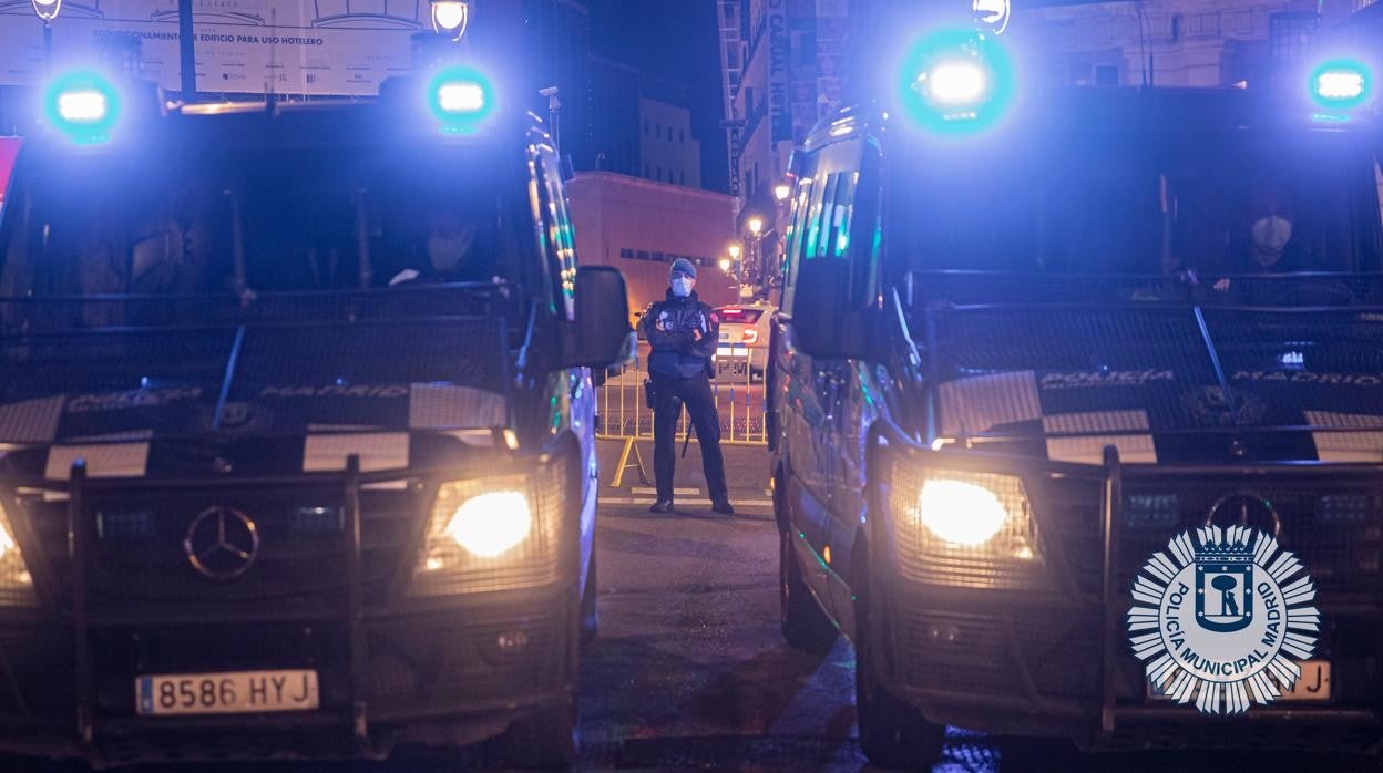 La Policía Municipal durante una intervención, en una imagen de archivo