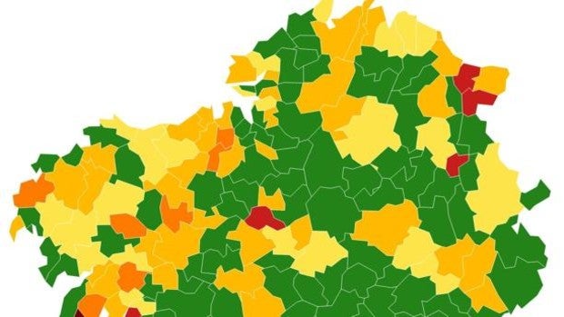 Coronavirus Galicia: descubre la incidencia acumulada y los casos de tu concello en el mapa interactivo