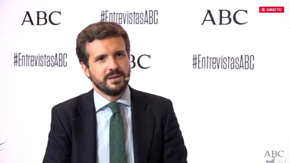 Casado cuenta en ABC cómo es su relación con Arrimadas y la estrategia del PP para captar votos de Ciudadanos