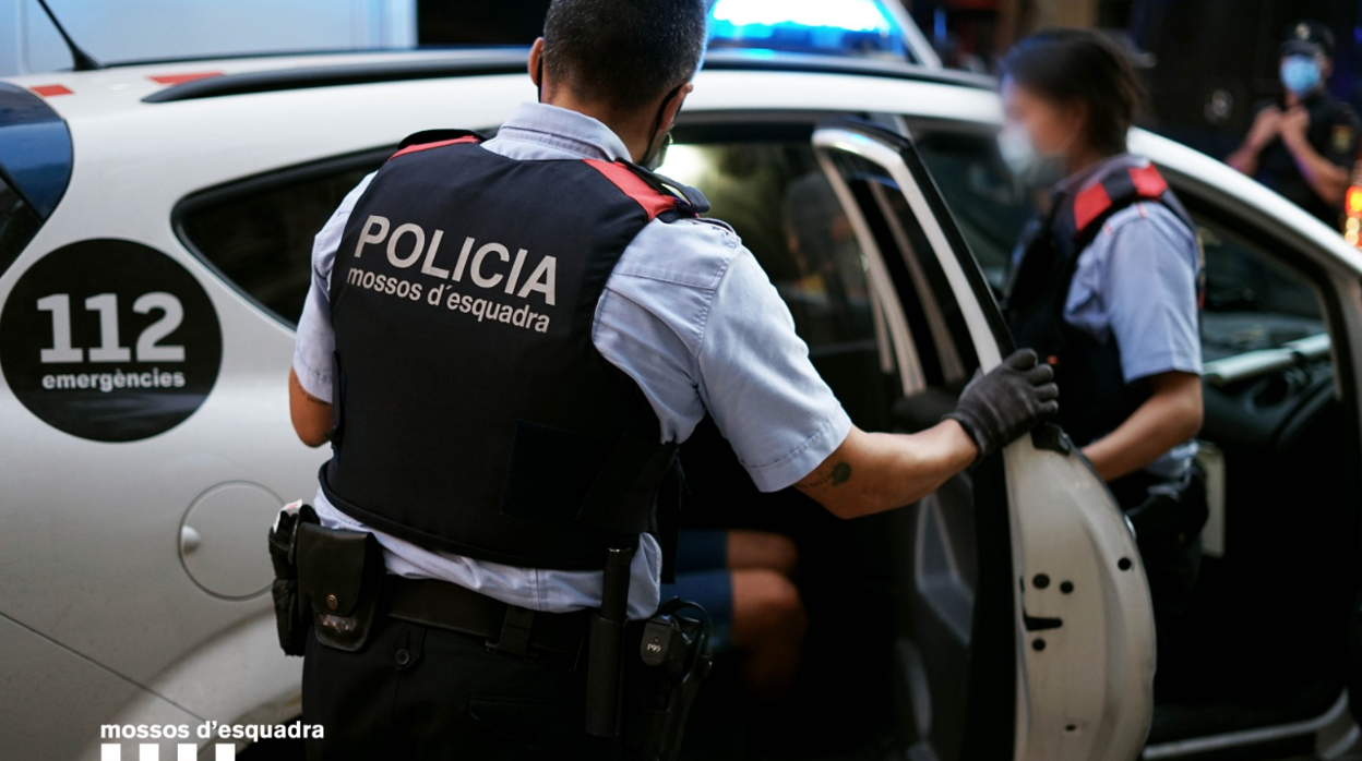 Persona detenida por los Mossos d'Esquadra