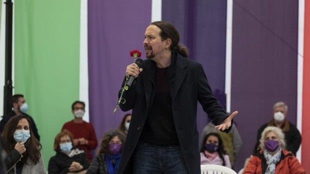 Iglesias confía en la movilización contra Vox y PP porque «se están poniendo en peligro las bases de la democracia»