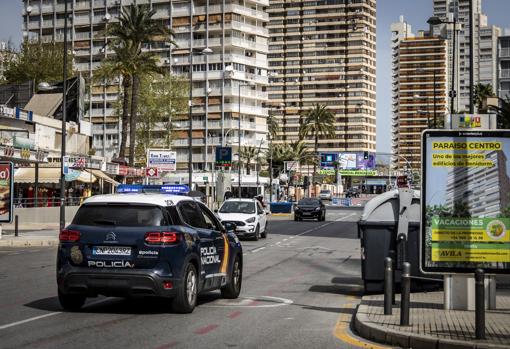 Imagen tomada en la localidad alicantina de Benidorm