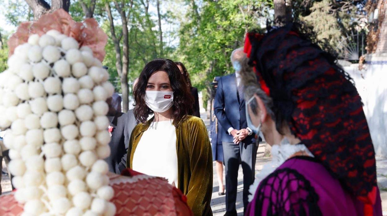 Díaz Ayuso durante la festividad del Dos de Mayo