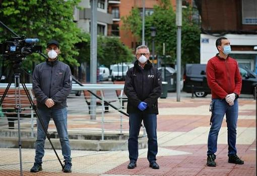 Imagen de periodistas trabajando en Valencia