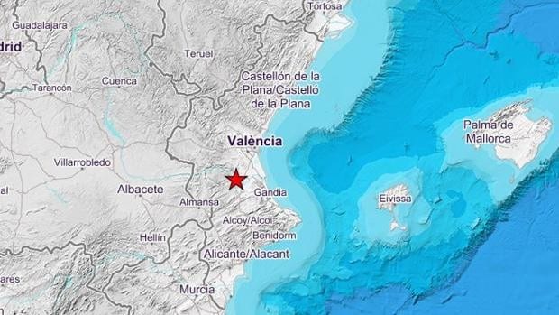 Un terremoto de magnitud 3,5 sacude Tous este domingo