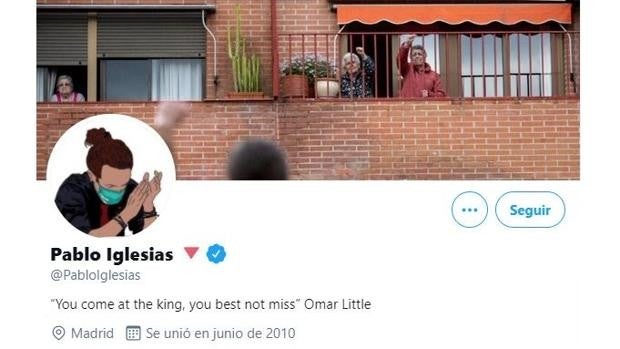 Pablo Iglesias estrena una críptica descripción en Twitter tras su adiós a la política