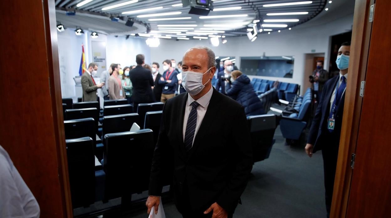 El ministro de Justicia, Juan Carlos Campo