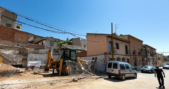 Solar de la calle Honda
