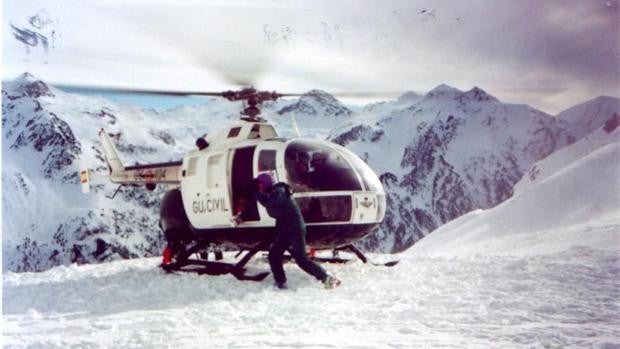 Una montañera grave y tres leves por un alud en el Pirineo aragonés