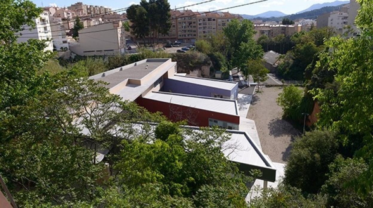 Vista exterior del futuro centro de salud mental de Alcoy