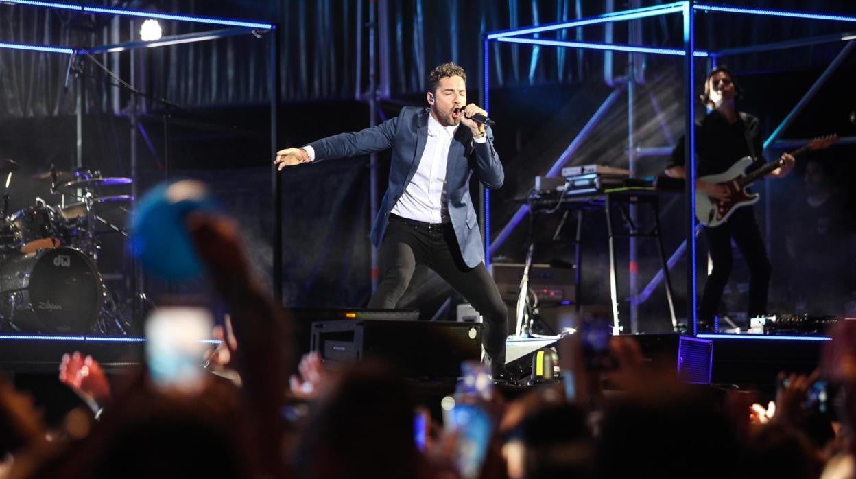 Imagen de archivo del cantante David Bisbal en un concierto