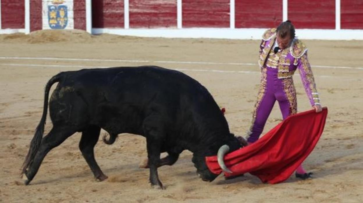 Javier Cortés en un templado natural