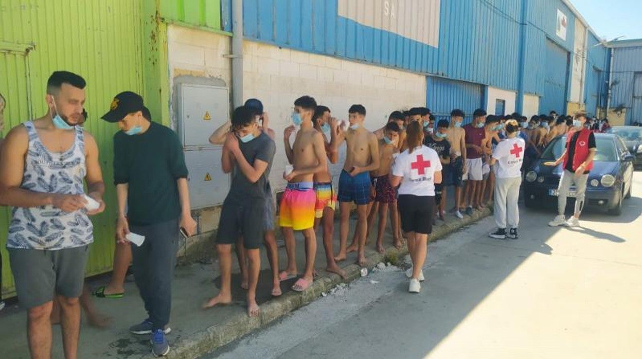 Inmigrantes marroquíes han entrado a nado a Ceuta