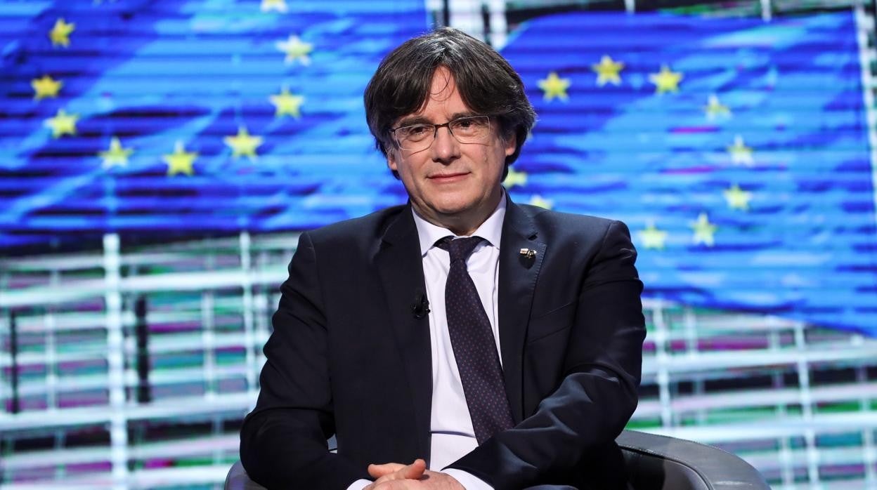 Carles Puigdemont en el Parlamento Europeo