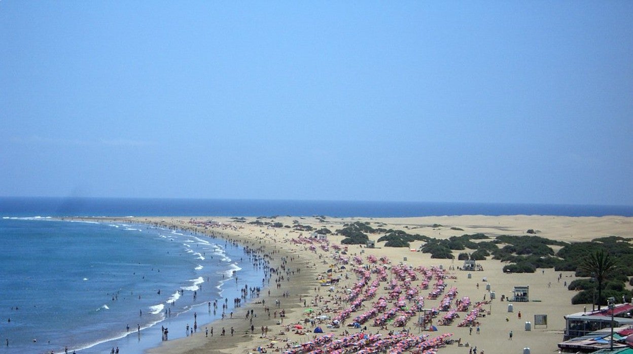 Vista de Playa del Inglés