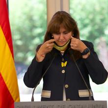 Laura Borràs, hoy en el Parlament