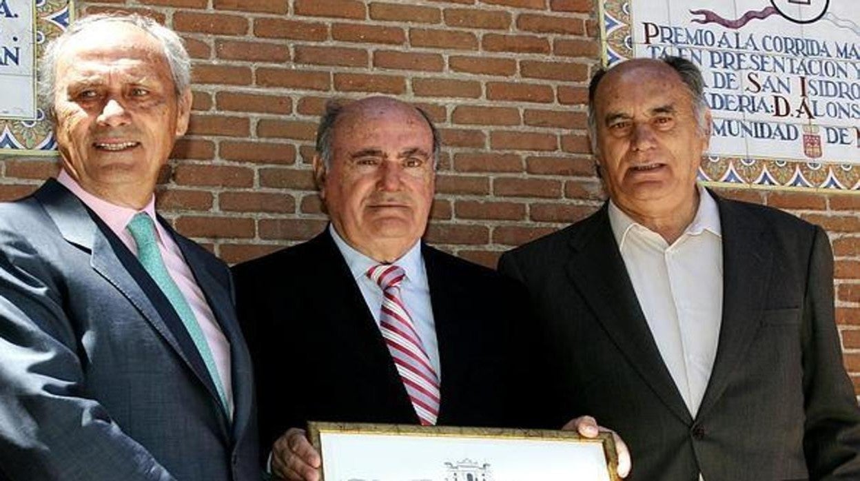 Los empresarios taurinos José Luis, Eduardo y Pablo Lozano, de Alameda de la Sagra (Toledo)