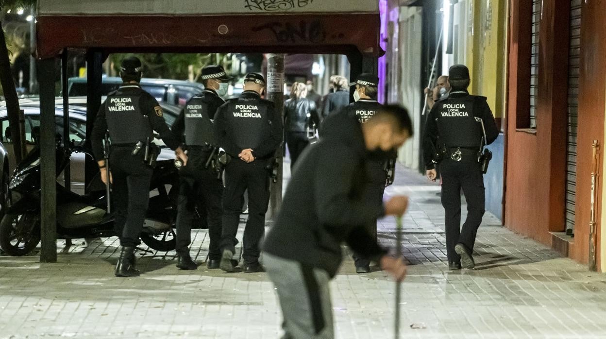 Imagen tomada en una terraza de la ciudad de Valencia