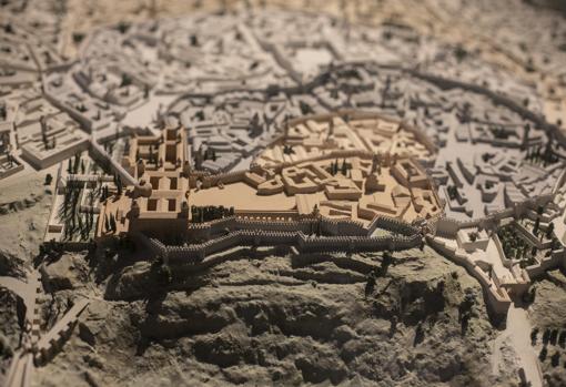 Maqueta del Madrid primitivo en el Museo de San Isidro