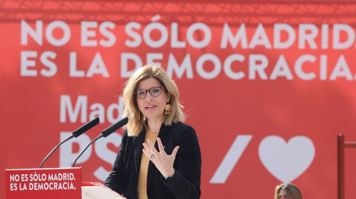 La nueva portavoz del PSOE en la Asamblea de Madrid, Hana Jalloul