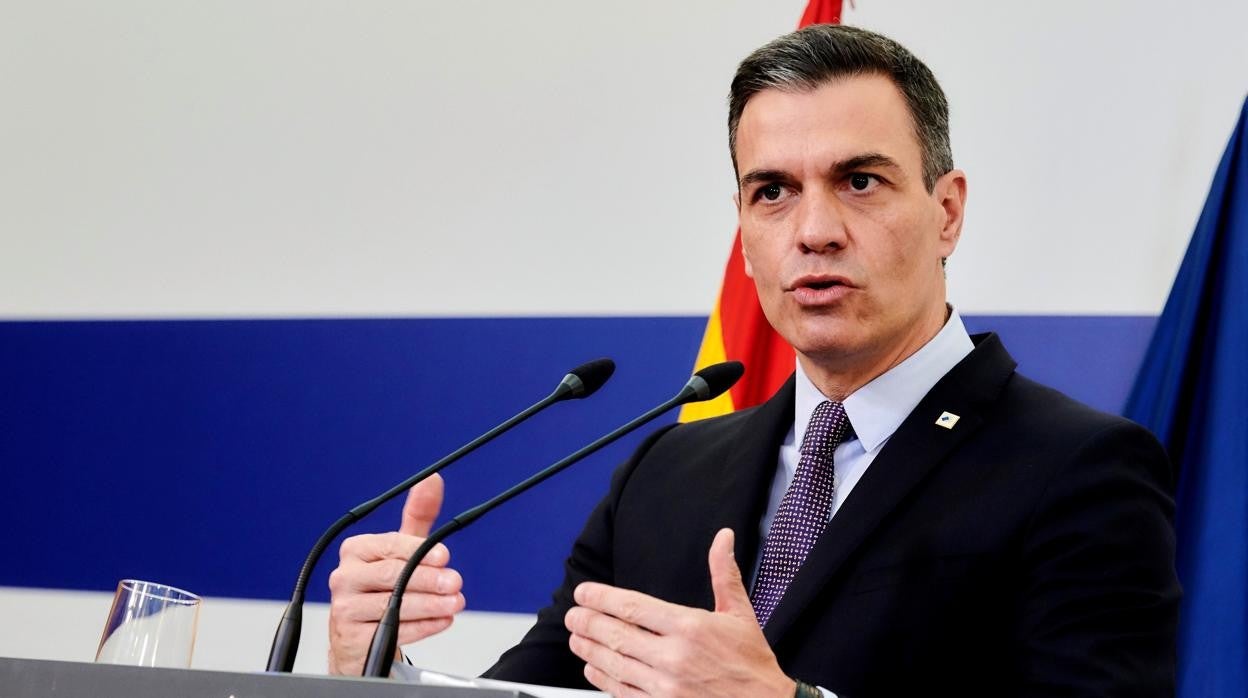El presidente del Gobierno, Pedro Sánchez