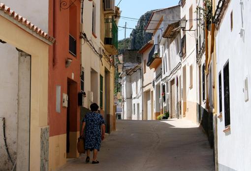 Imagen de la localidad alicantina de Bolulla