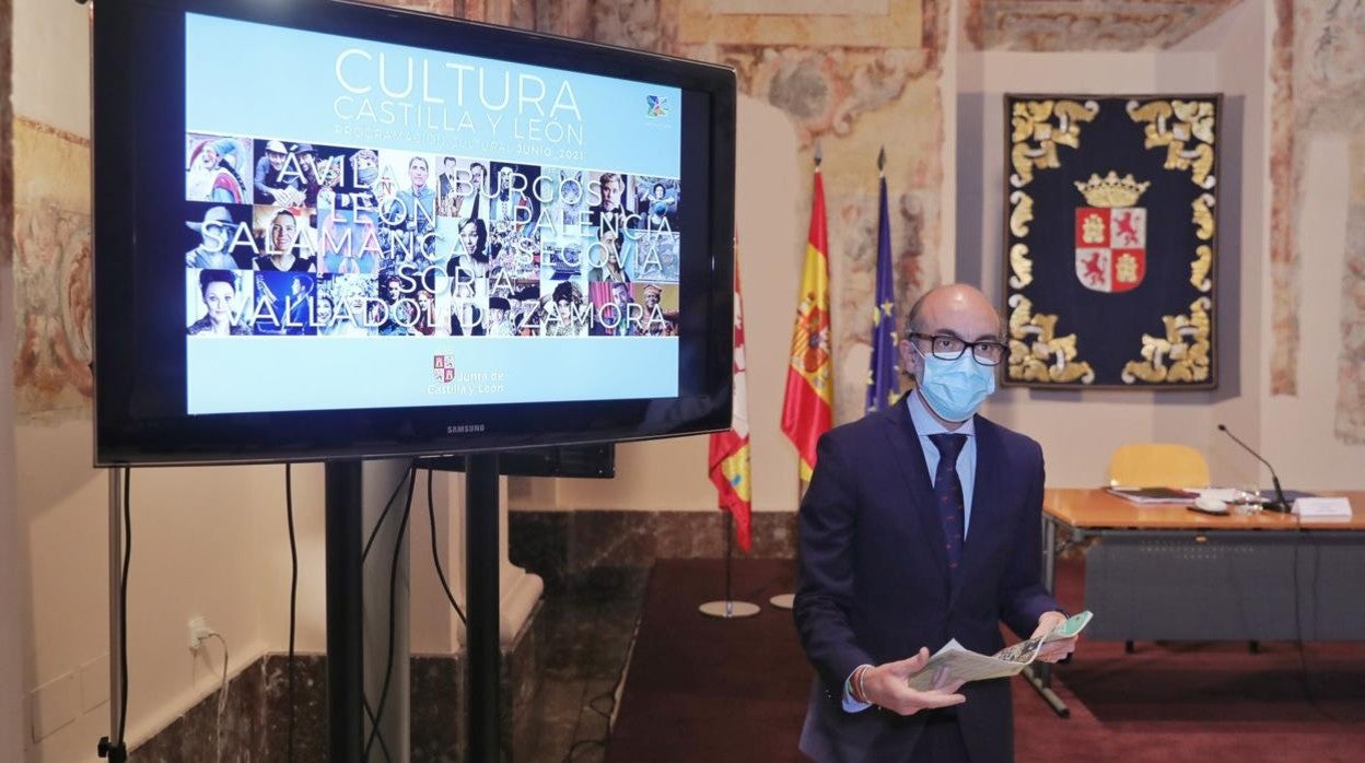 El consejero de Cultura y Turismo, Javier Ortega