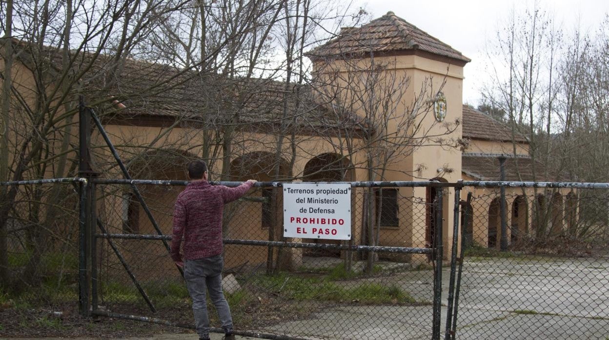 Restos del cuartel del antiguo campamento militar
