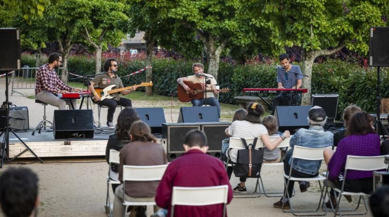 Festival de música ‘Galegote Rock’, que se celebra estos días en Pontevedra con medidas de seguridad por el coronavirus