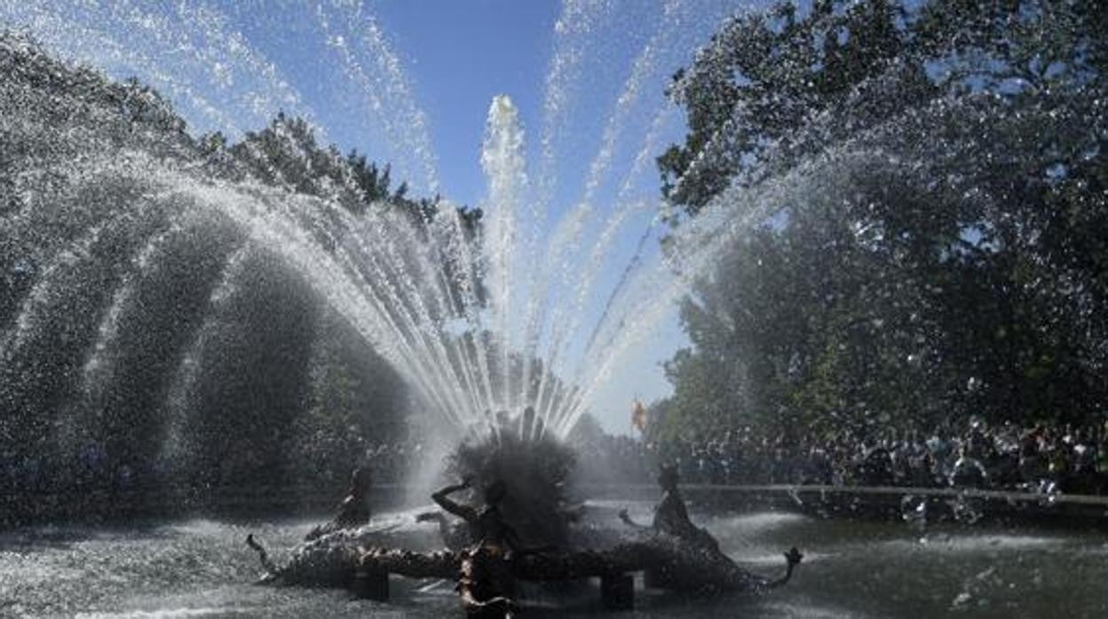 Las fuentes de los Jardines de la Granja de San Ildefonso vuelven a funcionar este domingo