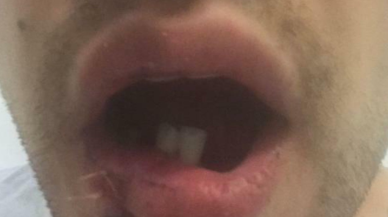 La víctima que ya ha denunciado los hechos en una foto cedida