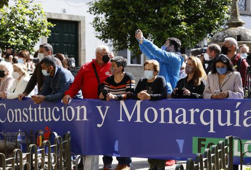 Recibimiento en la capital gallega