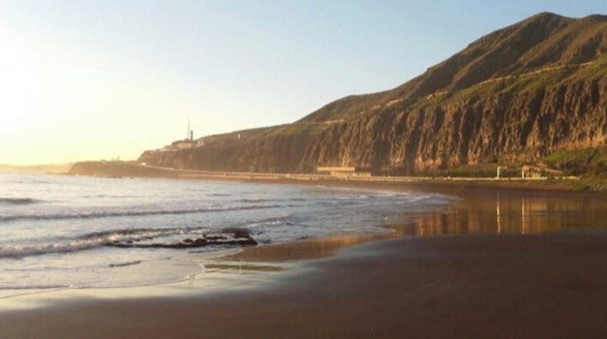 Playa de La Laja donde ha sido recuperado el cuerpo