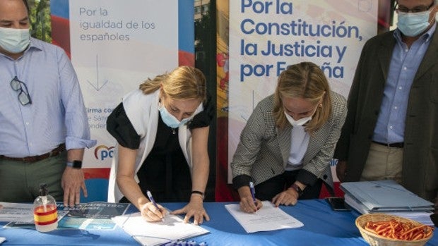 El PP recoge más de 100.000 firmas contra los indultos en menos de una semana