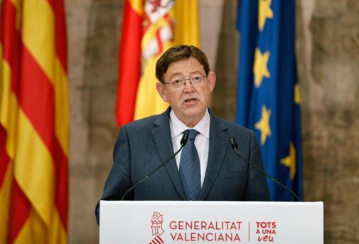 Imagen del presidente de la Generalitat, Ximo Puig