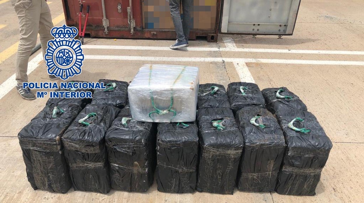 Droga incautada en el Puerto de Las Palmas