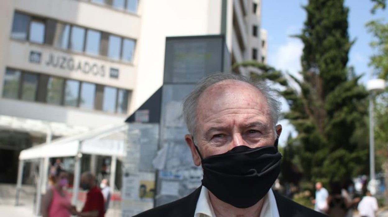 Rodrigo Rato, este viernes frente a los juzgados de Plaza de Castilla