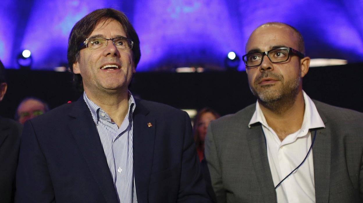 Carles Puigdemont y Miquel Buch, en una imagen de archivo