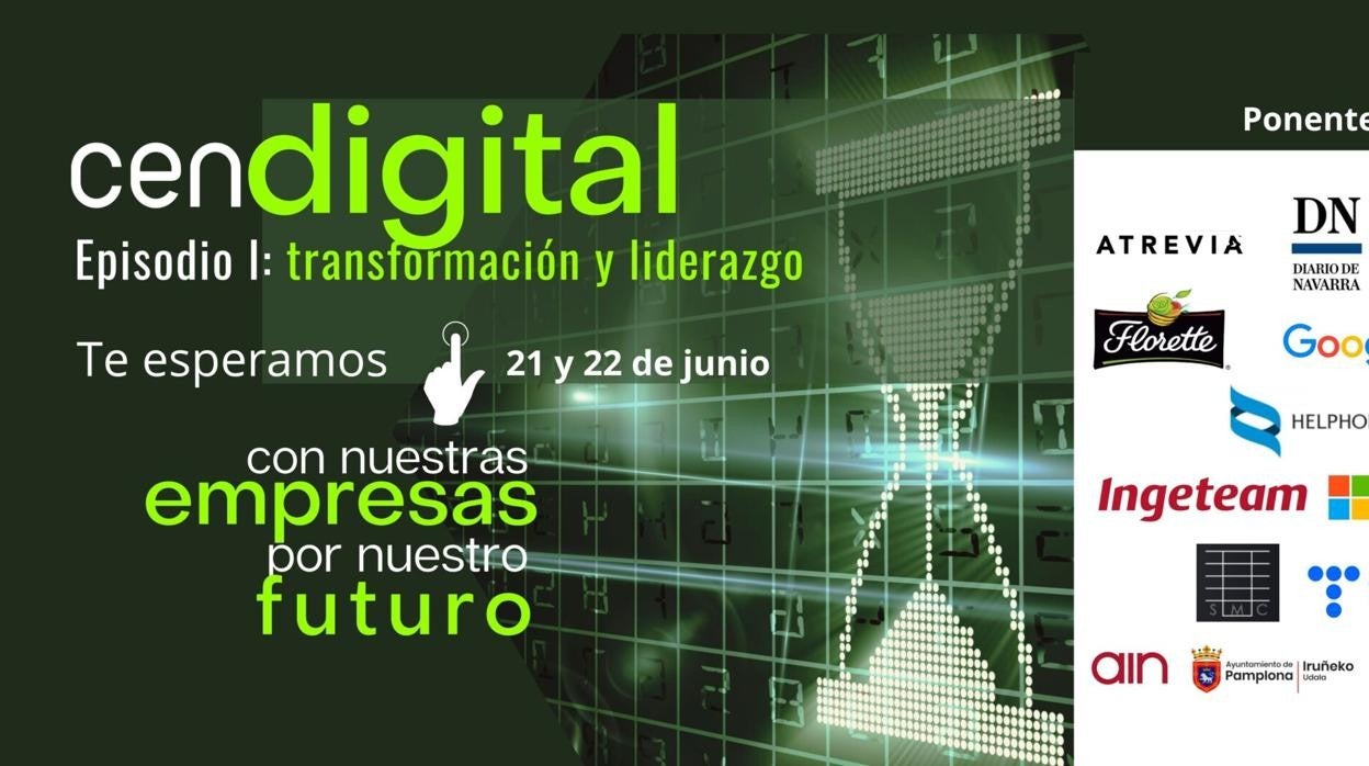 Imagen del gráfico que anuncia las jornadas sobre digitalización.