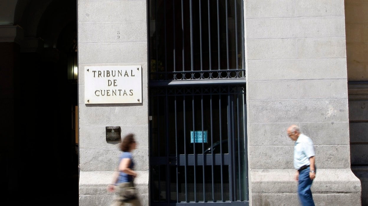 Fachada del Tribunal de Cuentas, en una imagen de archivo