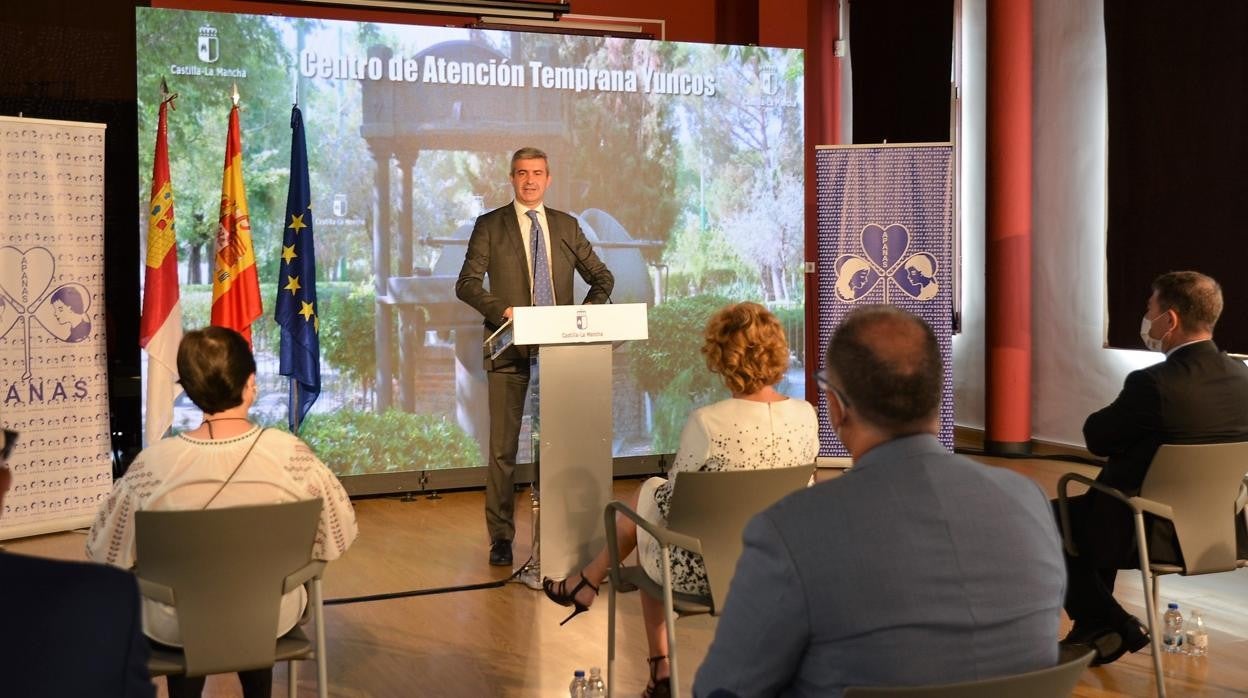 Álvaro Gutiérrez, durante la presentación del Centro de Atención Temprana de Yuncos