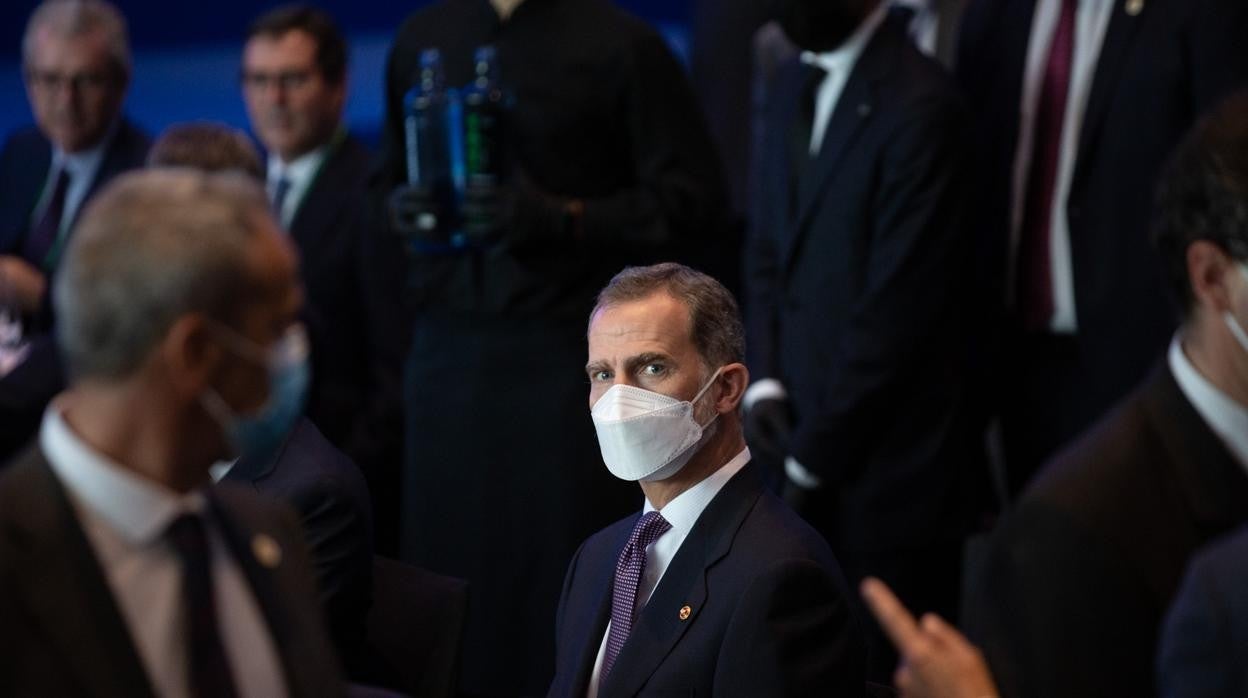 El Rey Felipe VI asiste a una cena inaugural de la XXXVI reunión anual del Cercle D'Economía