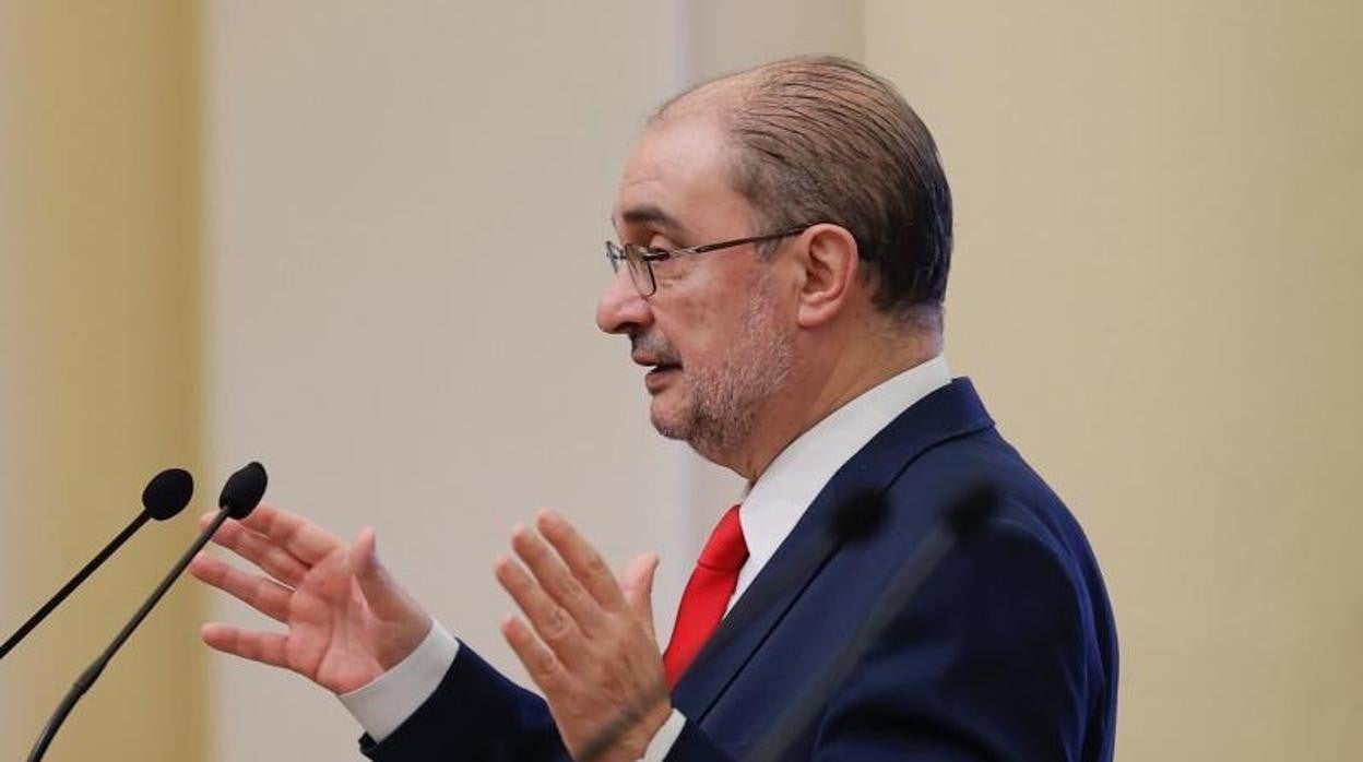 El presidente de Aragón, Javier Lambán (PSOE), en una imagen de archivo