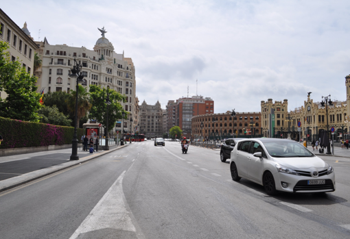 Imagen del aspecto actual de la calle Xàtiva