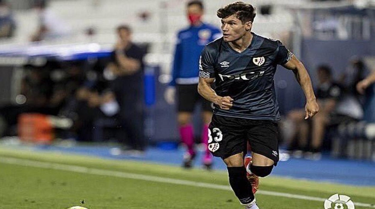 Fran García, durante el partido decisivo del 'play off' de ascenso contra el Girona