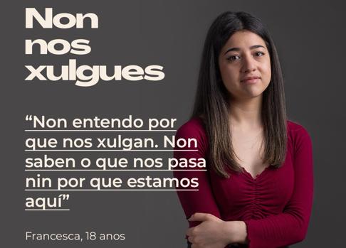 Imagen de la campaña Non nos xulgues