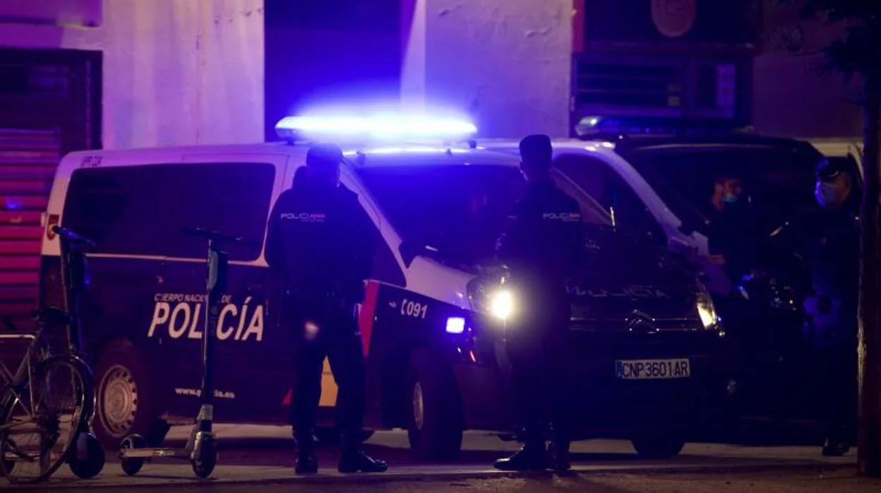 Operativo policial en Madrid