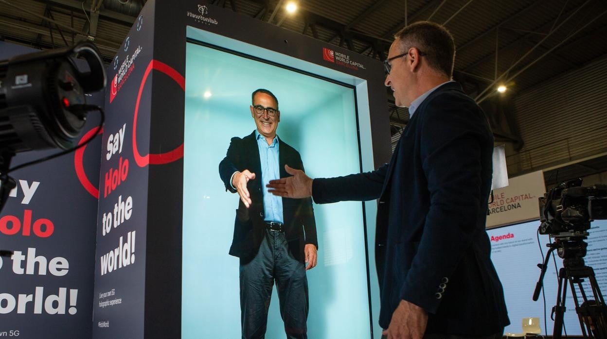 El holograma de Newtonlab en el MWC