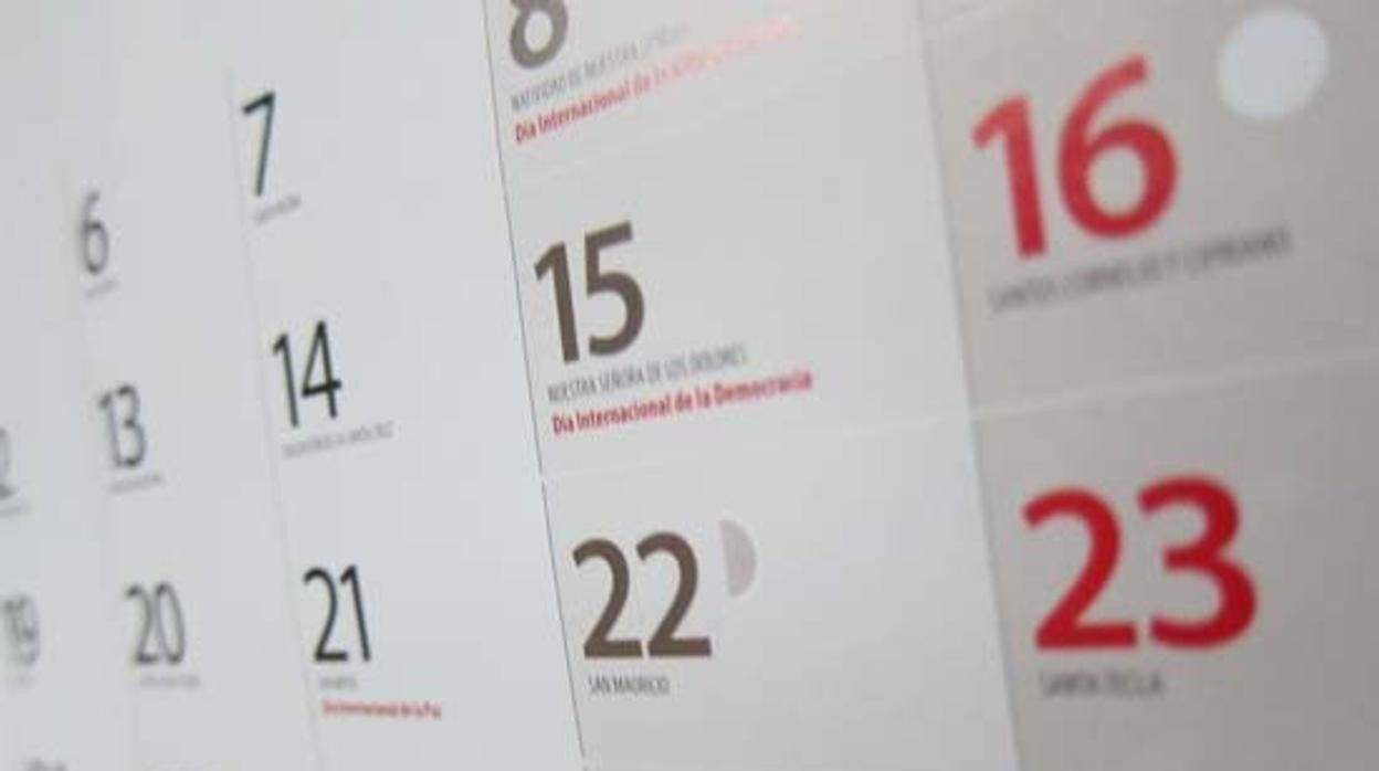 Aprobado el calendario laboral de 2022, que mueve al lunes 26 de diciembre el festivo de Navidad